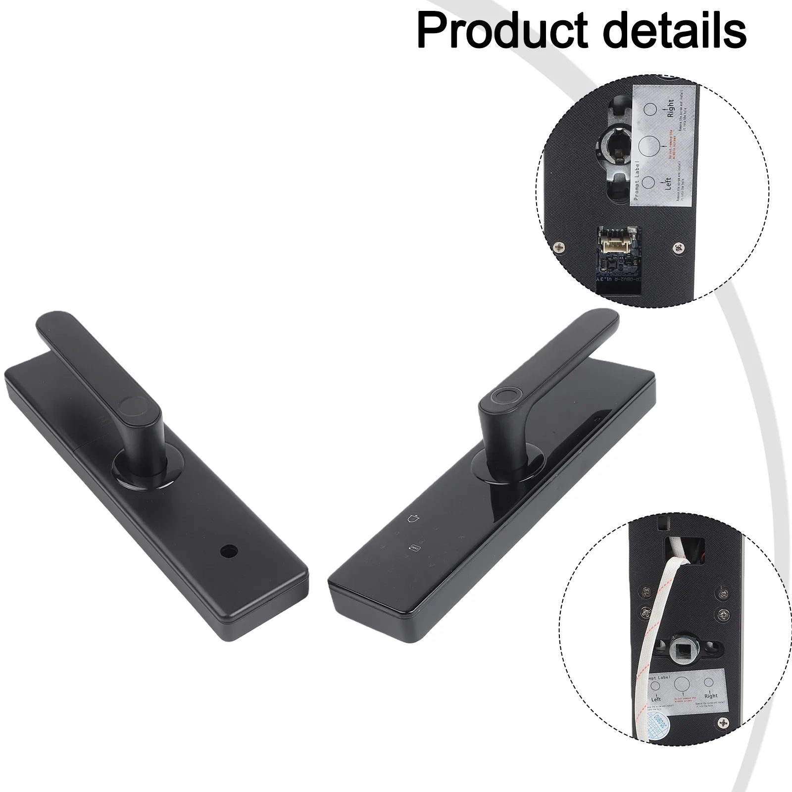 Home Entry Office Security Fingerprint Door Lock Mobile App Control 300 User Credentials 360-degree Recognition