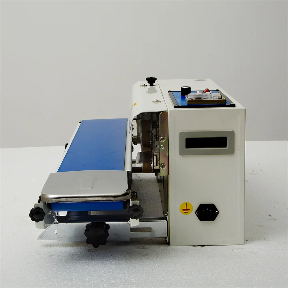 DBF-900 Semi-Automatic Continuous Band Sealer Machine Portable Electric Induction Plastic Bag Paper Film Beverages Chemicals - Image 4