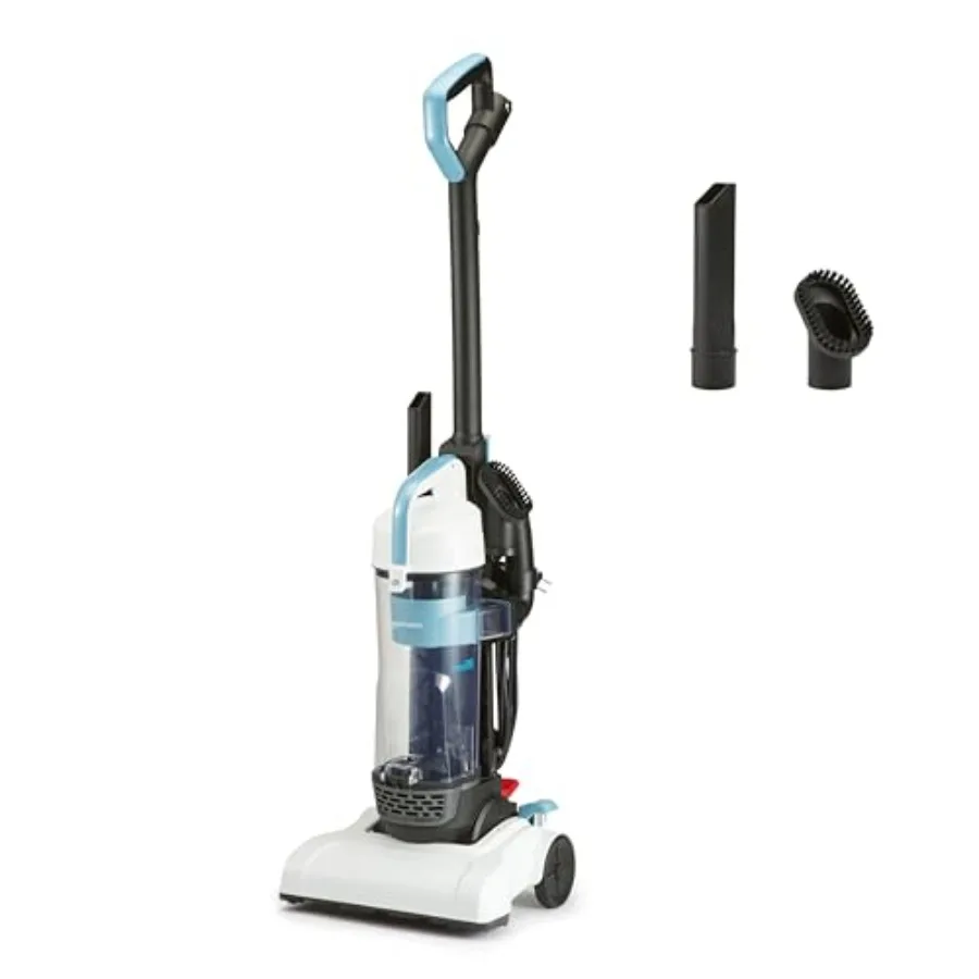 

Upright Bagless Vacuum Cleaner for Carpet and Hard Floors With Crevice and Upholstery Tools Detachable Handle Lightweight 8.4 l