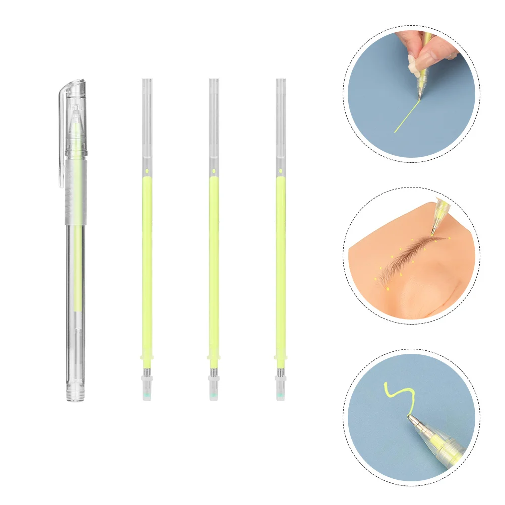

1Set Eyebrow Mapping Pen Portable Skin Marking Tool for Makeup Positioning Tattooing Brow Liner Surgical Marker Beauty Accessory