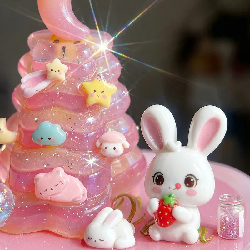 Niedliche Eckrelief-Aufkleber Stapelbare Ornamente Weihnachtsbaum 3D-Deko DIY Anime-Zubehör Handgemachte Basteleien Spielzeug Überraschungsgeschenke – Detail 4