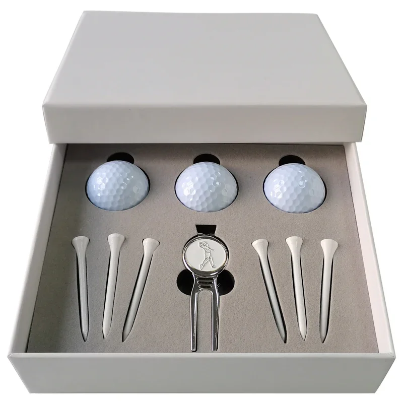 Factory Wholesale Customized Logo Golf Gift Box Golf Tee Set Divot Tool Golf Accessories