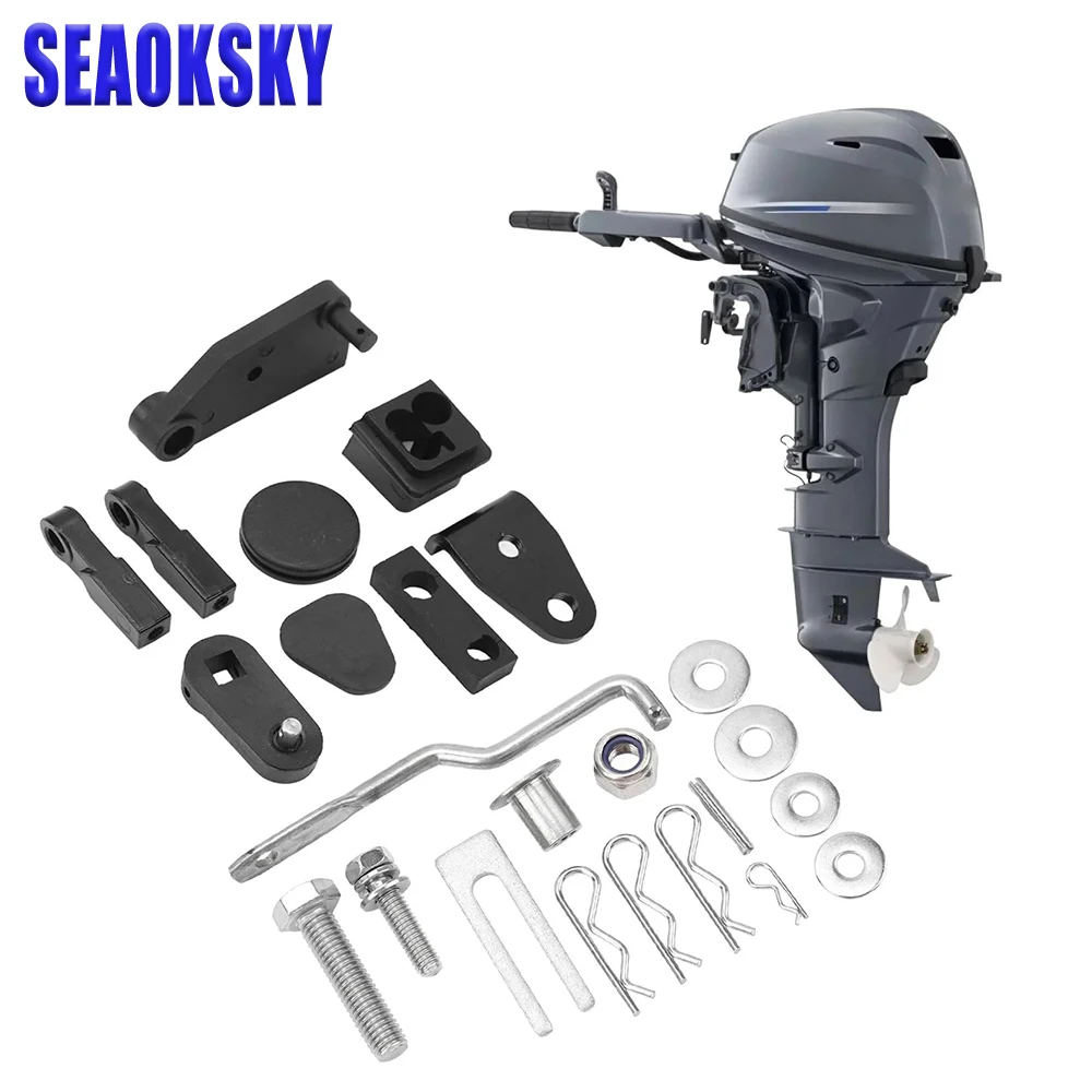 

Remote Control Kit 66M-48501 For YAMAHA Outboard Board F9.9-F15 For Parsun SeaPro,HDX F15,F20 ; 66M-48501-00