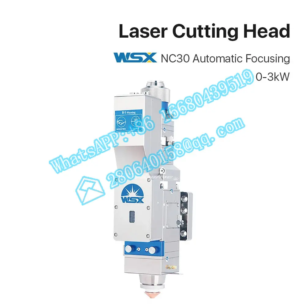 WSX 0-3KW Fiber Laser Cutting Head NC12 NC30 NC60 Automatic Focusing 1000W for Metal 