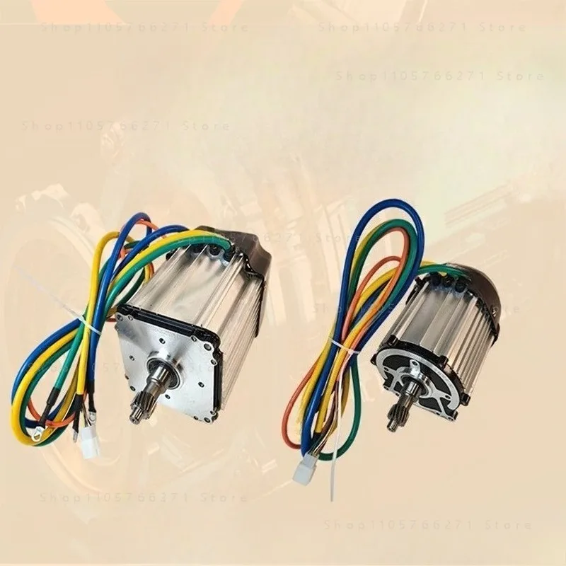 Electric tricycle motor: 48V60V72V brushless DC four-wheel square wave motor, high-speed permanent magnet synchronization