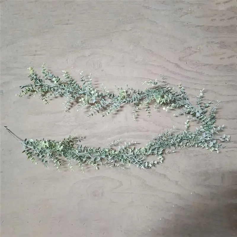 A32I Artificial Eucalyptus Garland 8Pack Eucalyptus Greenery Garland Faux Hanging Plants Vines, 6 Feet/Strand For Decor