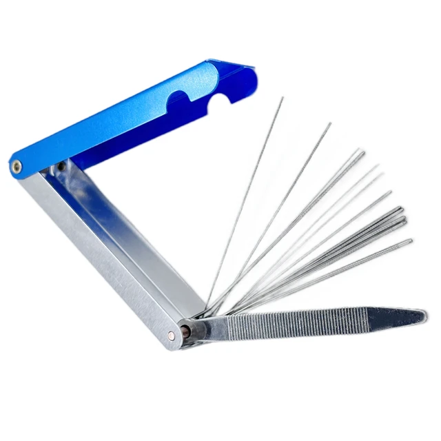 1 Set Welding Cutting Torch Nozzle Needles Kit 13 In 1 Tip Files Cleaner Metal Reamers Soldering For Cleaning Gas Orifices 1