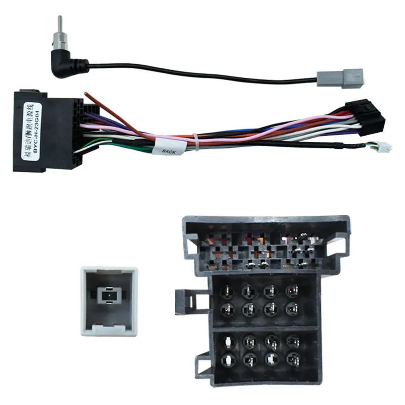 Cavo Adattatore ISO 24 Pin Per Autoradio Hyundai Accent, Elantra, Sonata, Tucson, Santa Fe | Connettore Antenna