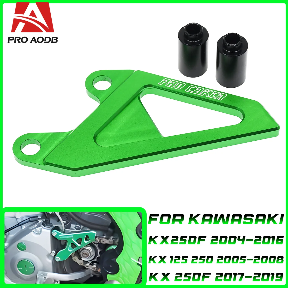 

CNC Front Sprocket Cover Chain Protector Guard For Kawasaki KX250F KX450F KX 125 250 250F 450F KLX250 D-TRACKER KX125 KX250 RMZ