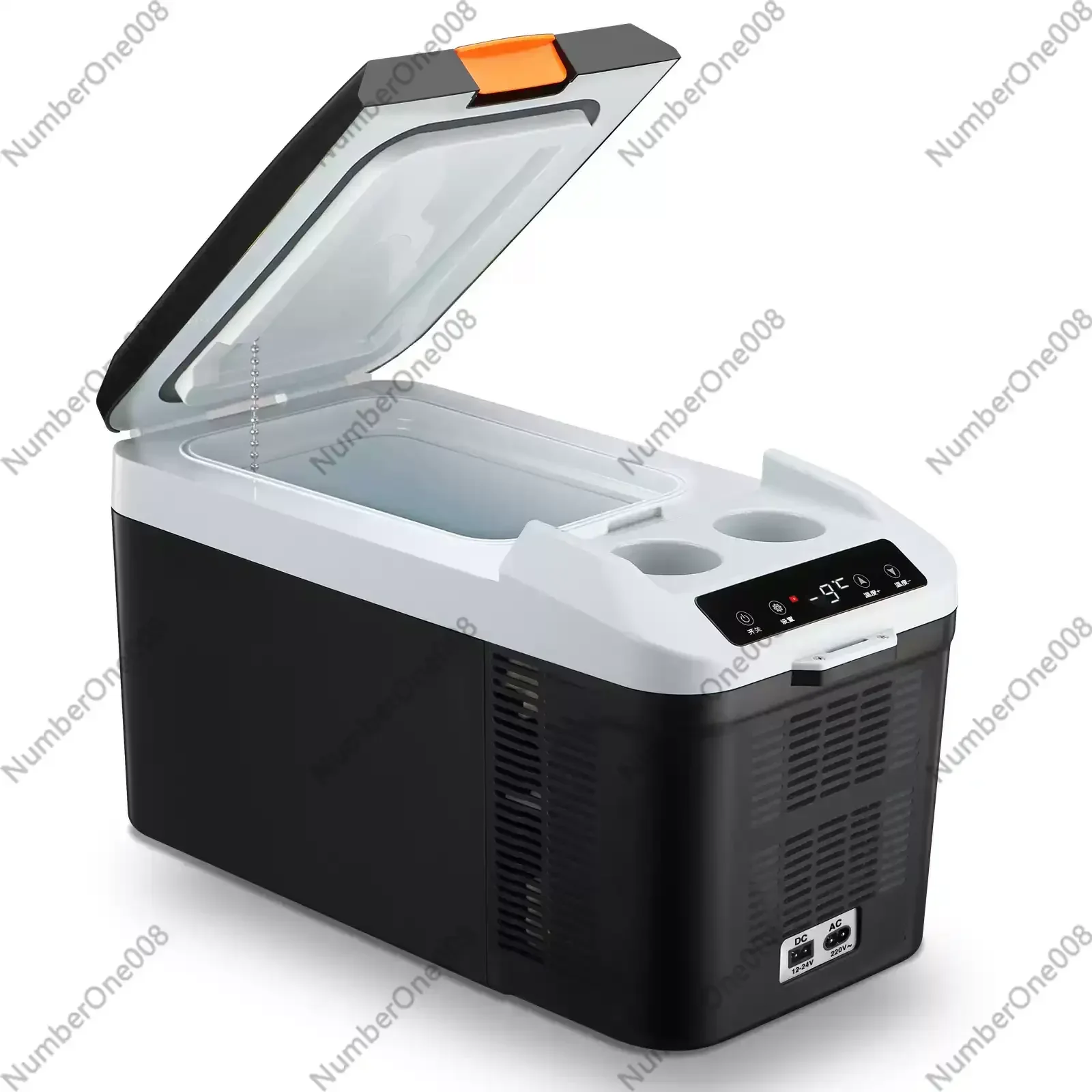

12L Portable Car & Home Use Refrigerator Cooling and Heating Fridge Beverage Cooler Refrigerated Fresh Stogare 12V/ 24V/ 220V