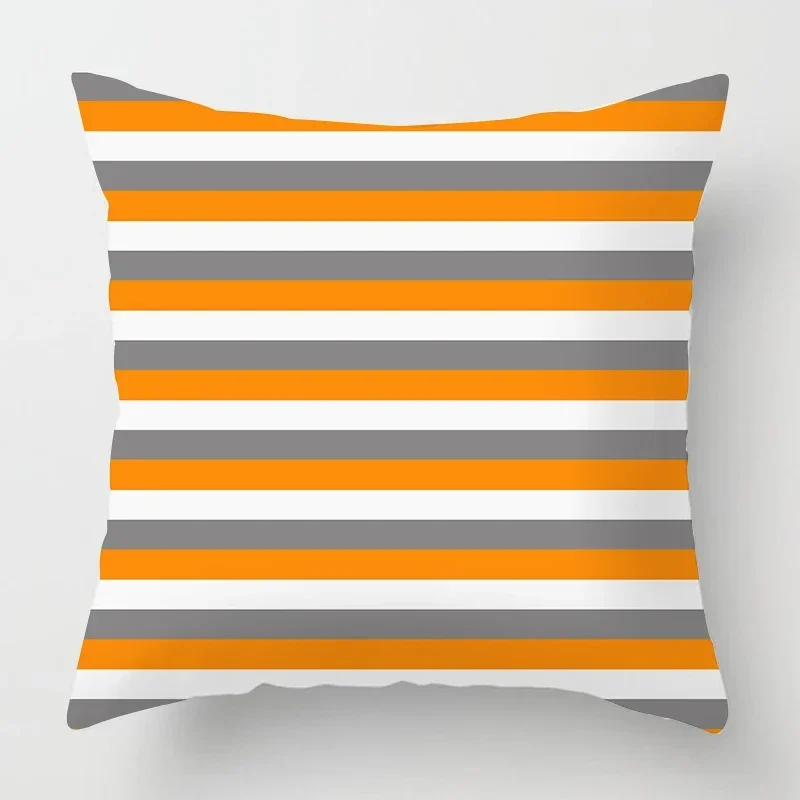 Nordic Orange Sweet Home Pillowcase Home Decoration Living Room Sofa Decoration Pillowcase 40*40 Car Cushion Cover 50x50 60*60