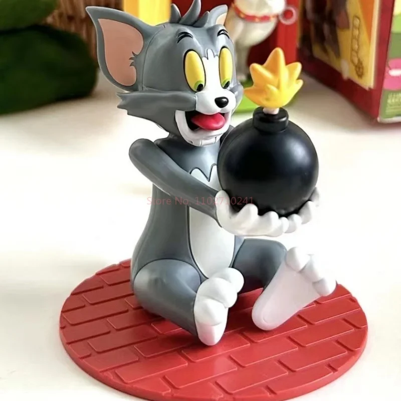 Nieuwe Anime 52 speelgoed Tom En Jerry Figuur Arme Tom Serie Blind Box 2024 Nieuwe Tom En Jerry Mystery Box Kamer decoratie Verjaardagscadeau