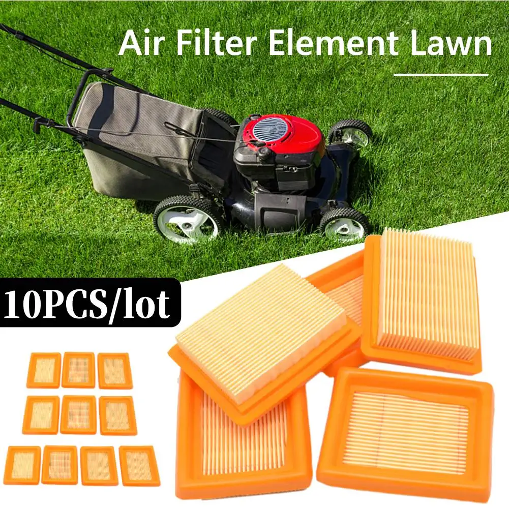 

10 шт. для Stihl FS120 FS250 FS310 BT130 очиститель воздушного фильтра двигателя мотоцикла, фильтрующий элемент воздухозаборника, аксессуары для газонокосилок