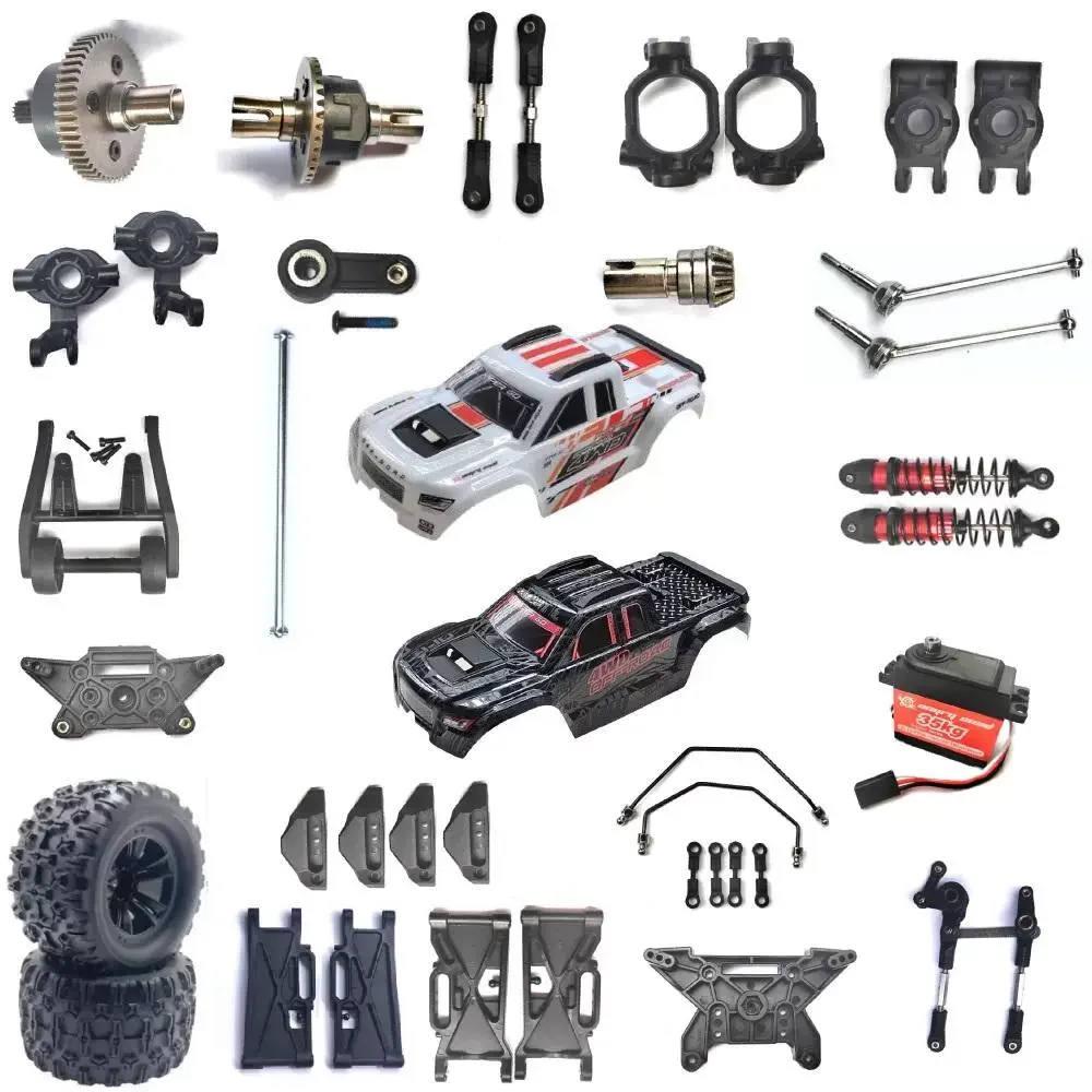 Mjx Monster V2 10208 1/10 Remote Control Car Original Factory Complete Set Of Accessories Remote Control Toy Car Accessories