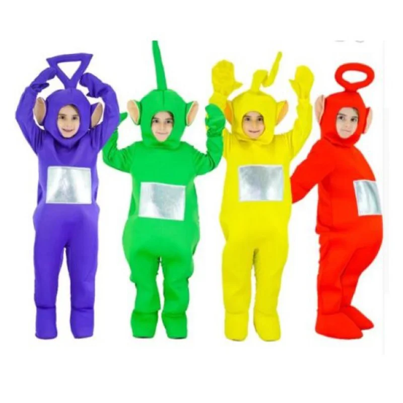 Animated Children'S Halloween Costume Teletubbies Cos Suit Doll Role-Playing Suit Cartoon Avatar One-Piece Holiday Costume Gifts