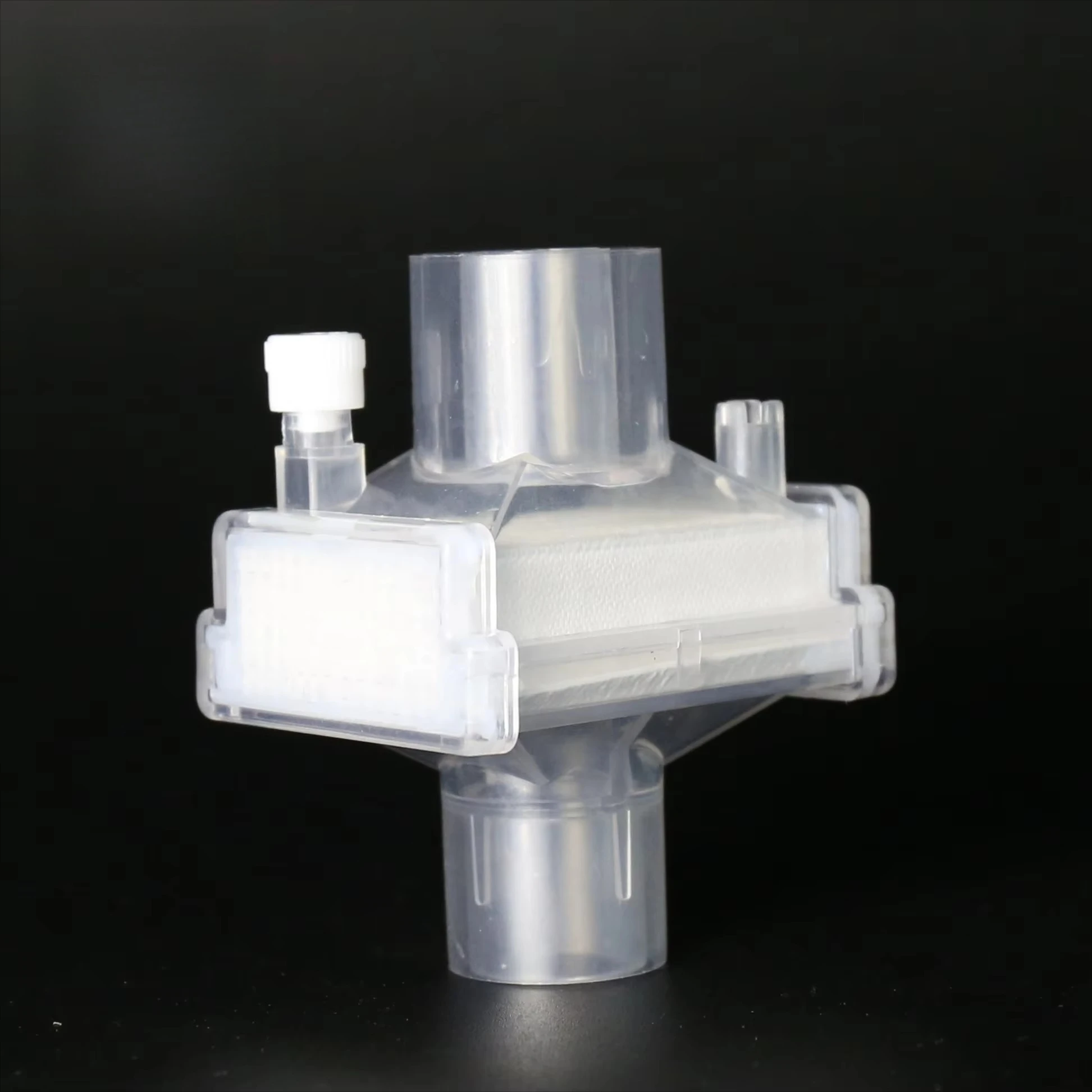Disposable Medical Bacterial  Low Deadspace Heat & Moisture Exchange Filter Hme Filter for Adult ZF-019