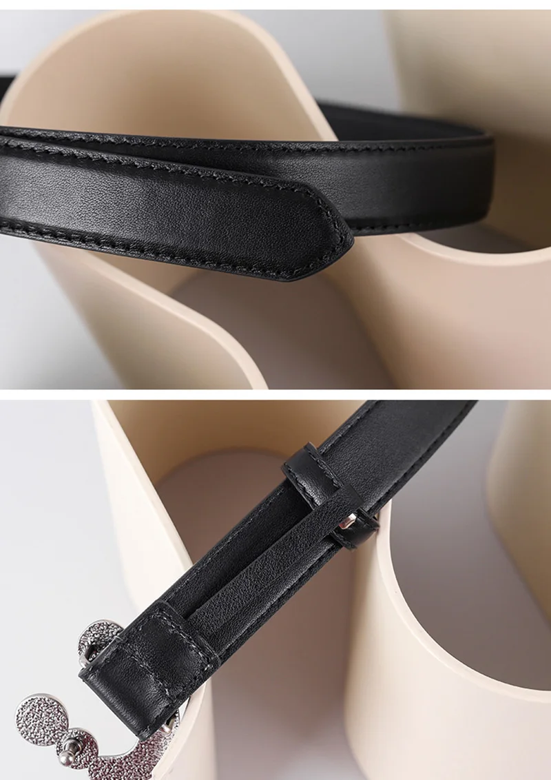 2023 neue trend ige Rindsleder Echt leder Rindsleder Gürtel Damen Bund für Mädchen Frauen Metalls chnalle Mode Dekoration – Detail 10