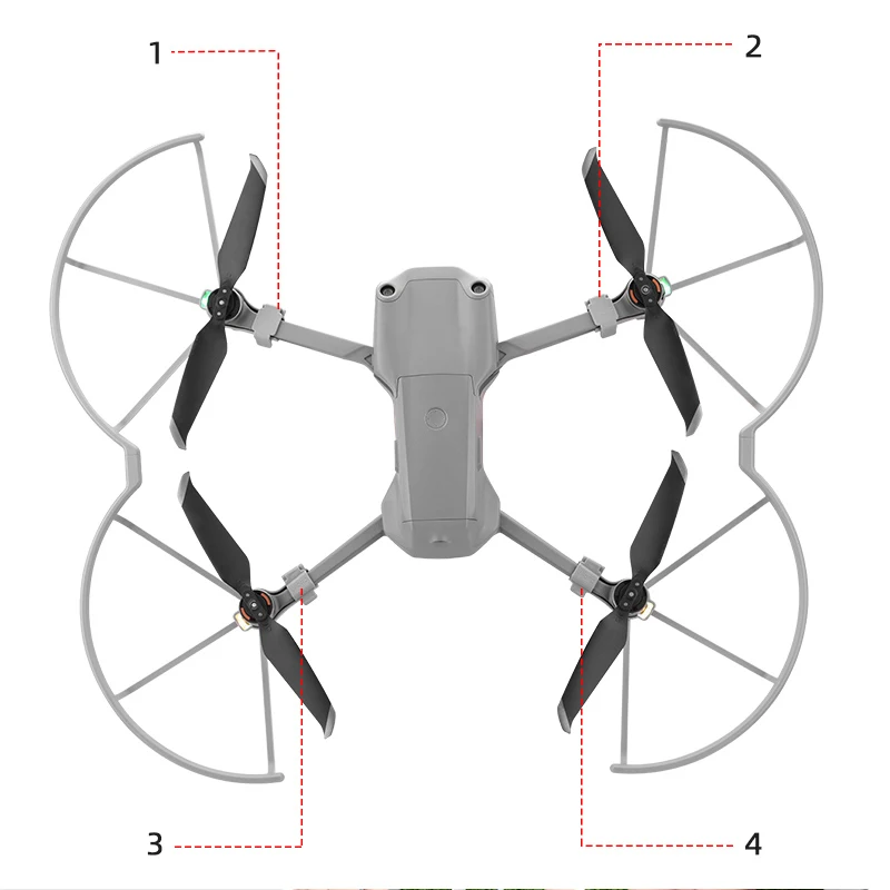 BRDRC Quick Release Propeller Guard for DJI  Air 2S/ Air 2 Drone Lightweight Protector Props Blade Protection Cover Accessories