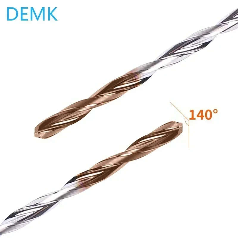 8D 12D HRC65 Internal cooling 2-16mm Extended Deep hole bit Tungsten carbide CNC Tungsten steel coated tool drill bit