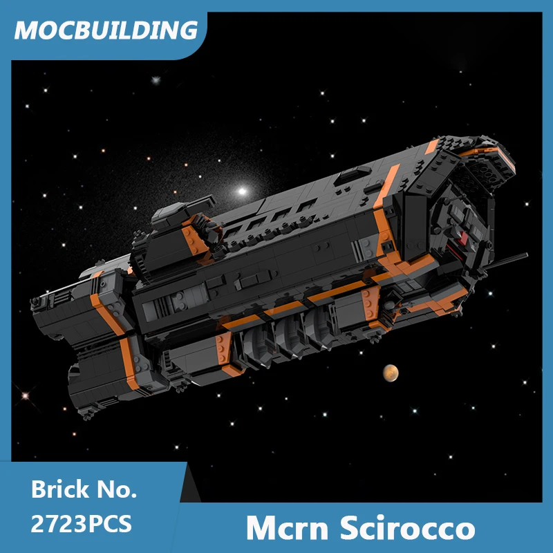 MOC Building Blocks Mcrn Scirocco Model DIY Assembled Bricks Space Series Educational Creative Display Toys Xmas Gifts 2723PCS