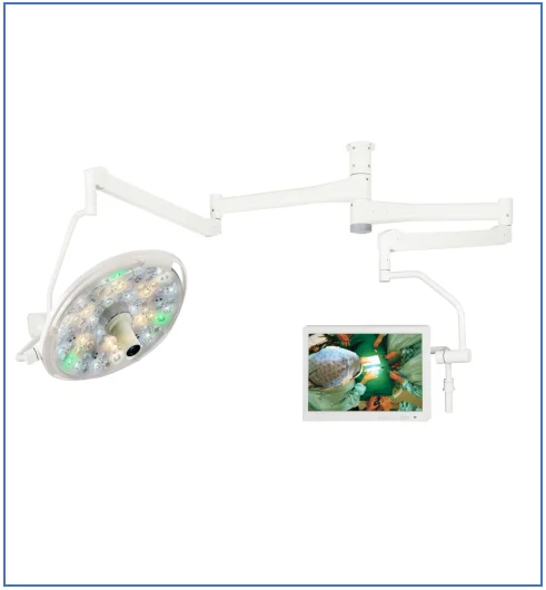 MT2025 New Style Mounted Double Dome Surgery Lighting LED Shadowless Medcail Operating Lamp With Internal Camera