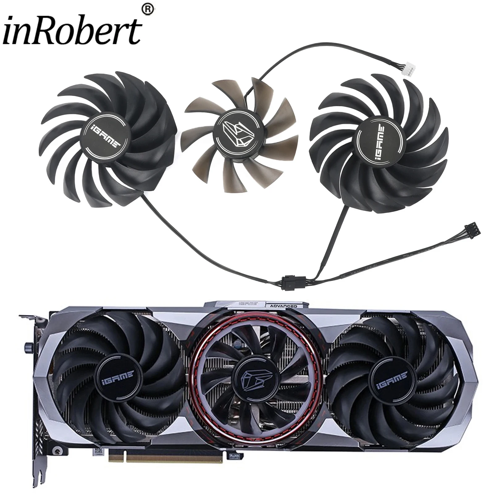 

90MM PVA080E12R 12V Cooler Fan Replacement For COLORFUL iGame RTX 3060 3070 3080 Ti RTX3090 Advanced Graphics Card Fan