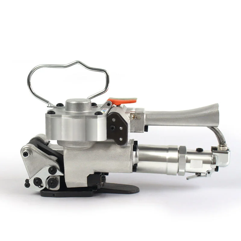 Portable Handheld Pneumatic Strapping Machine Hot Melt PP PET Packing Tool For Securing Pallet Large Carton Wooden Box Shipment