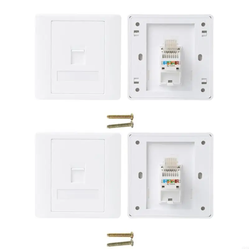 

103A 86 Type Computer Socket Panel CAT5E Module RJ45 Cable Outlet