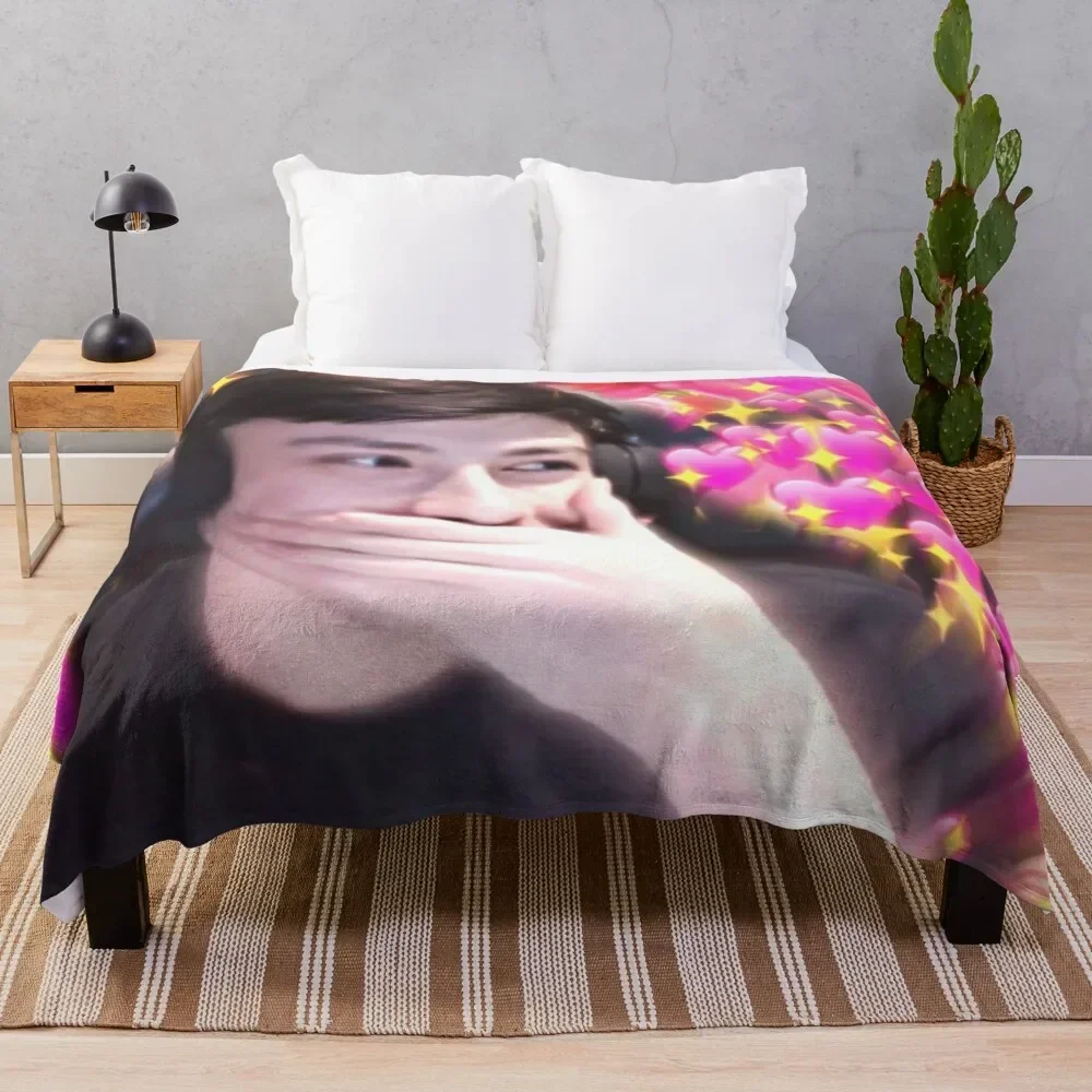 

GeorgeNotFound Heart meme Throw Blanket Nap Giant Sofa Blankets