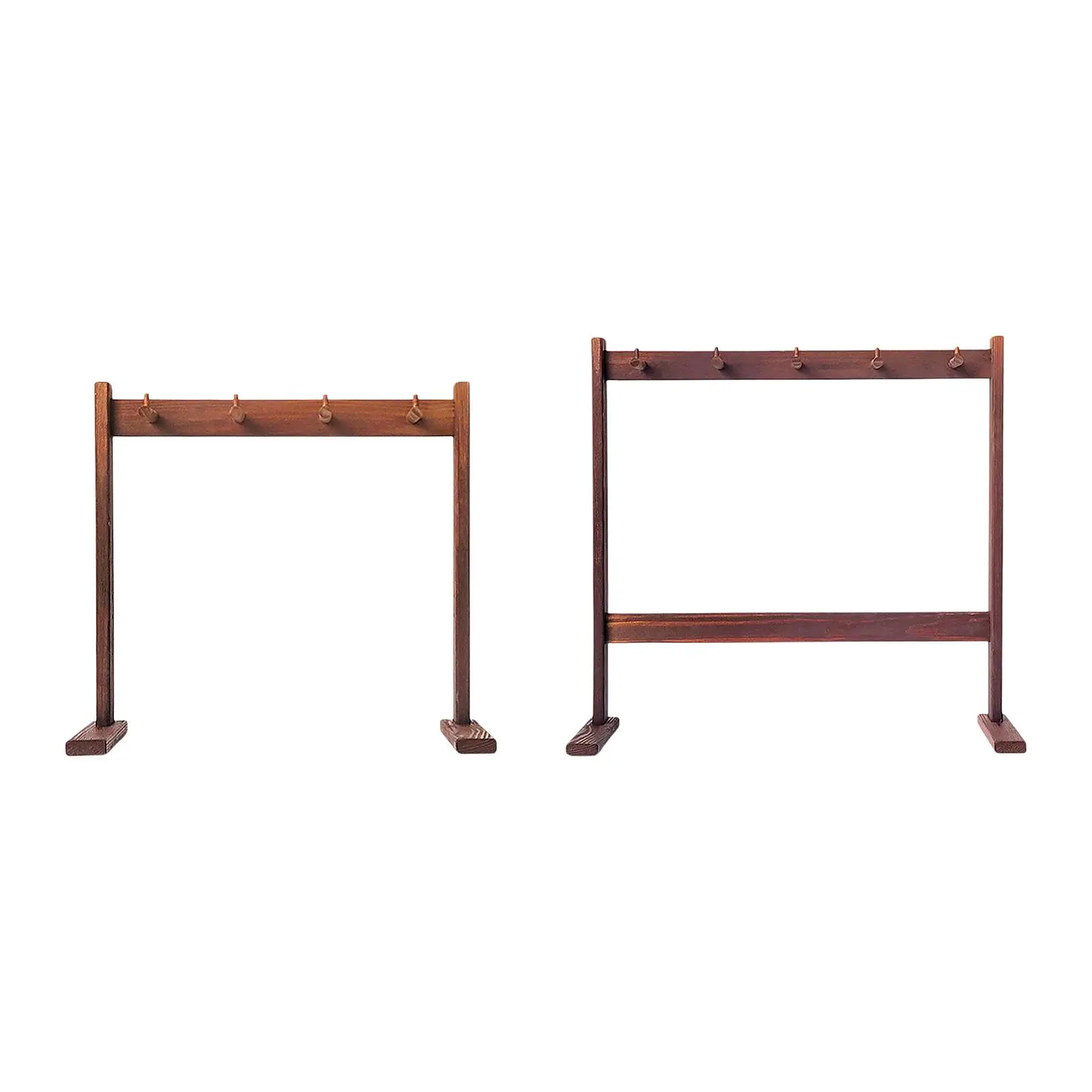 

Wind Chime Display Stand Wooden Tabletop Minimalist Decor Hanging Rack Gong Stand for Exhibition Gift Living Room Bedroom