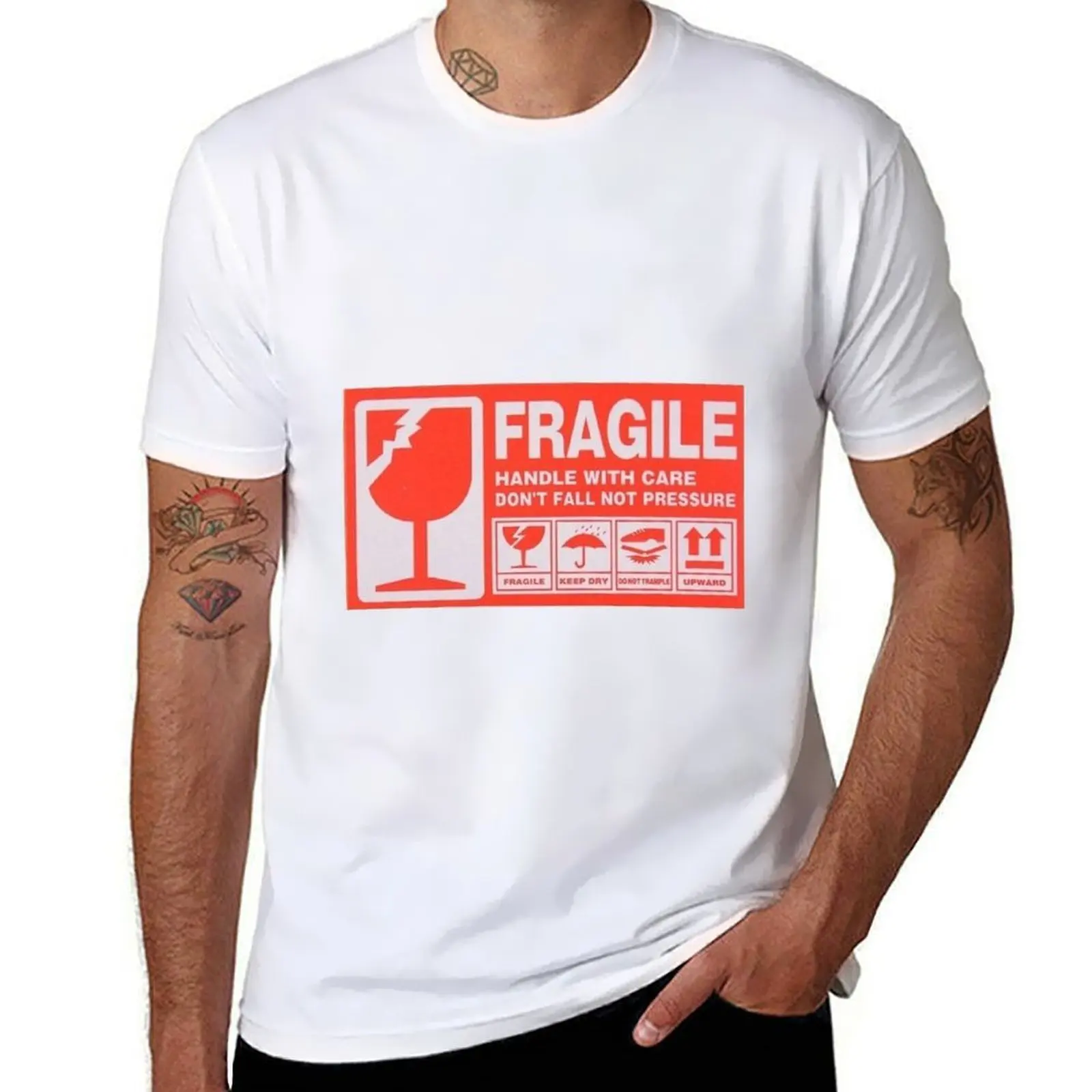 

Fragile T-Shirt man t shirt luxury cotton t shirts high quality T-Shirt