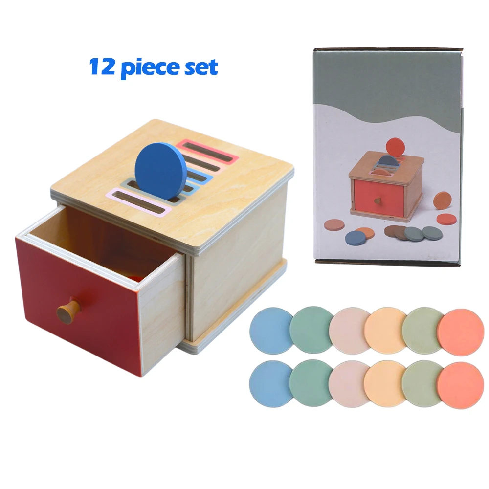 Holz Farbe Form Sortierung Spielzeug Schublade Box Beschäftigt Bord Passenden Spiel Feinmotorik Sensorischen Spielzeug Montessori Lernen Für Baby Geschenke – Detail 9
