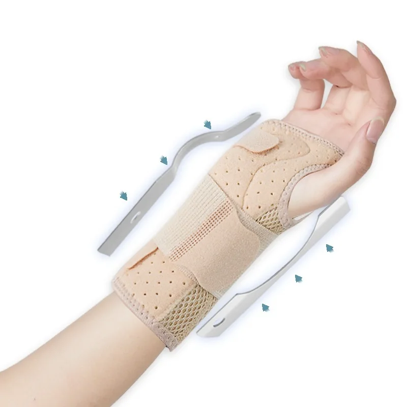 Splints Wrist Support Wraps Carpal Tunnel Hand Wrist Brace Protector Compression Adjustable Wristband Strap for Fitness Gym Pain