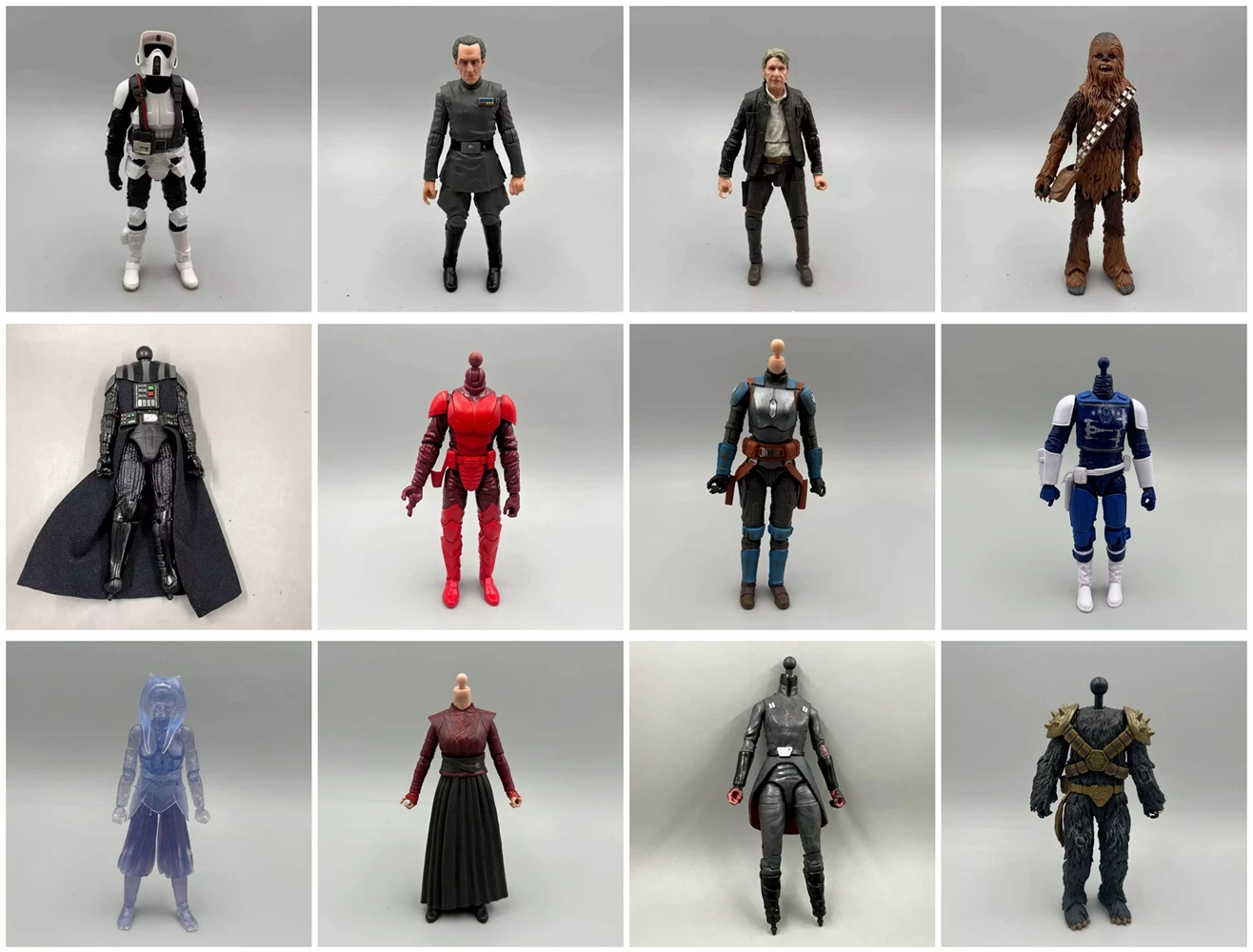 star-wars-the-black-series-figura-de-aCAo-de-6-polegadas-snowtrooper-scout-trooper-ahsoka-tano-chewbacca-darth-vader