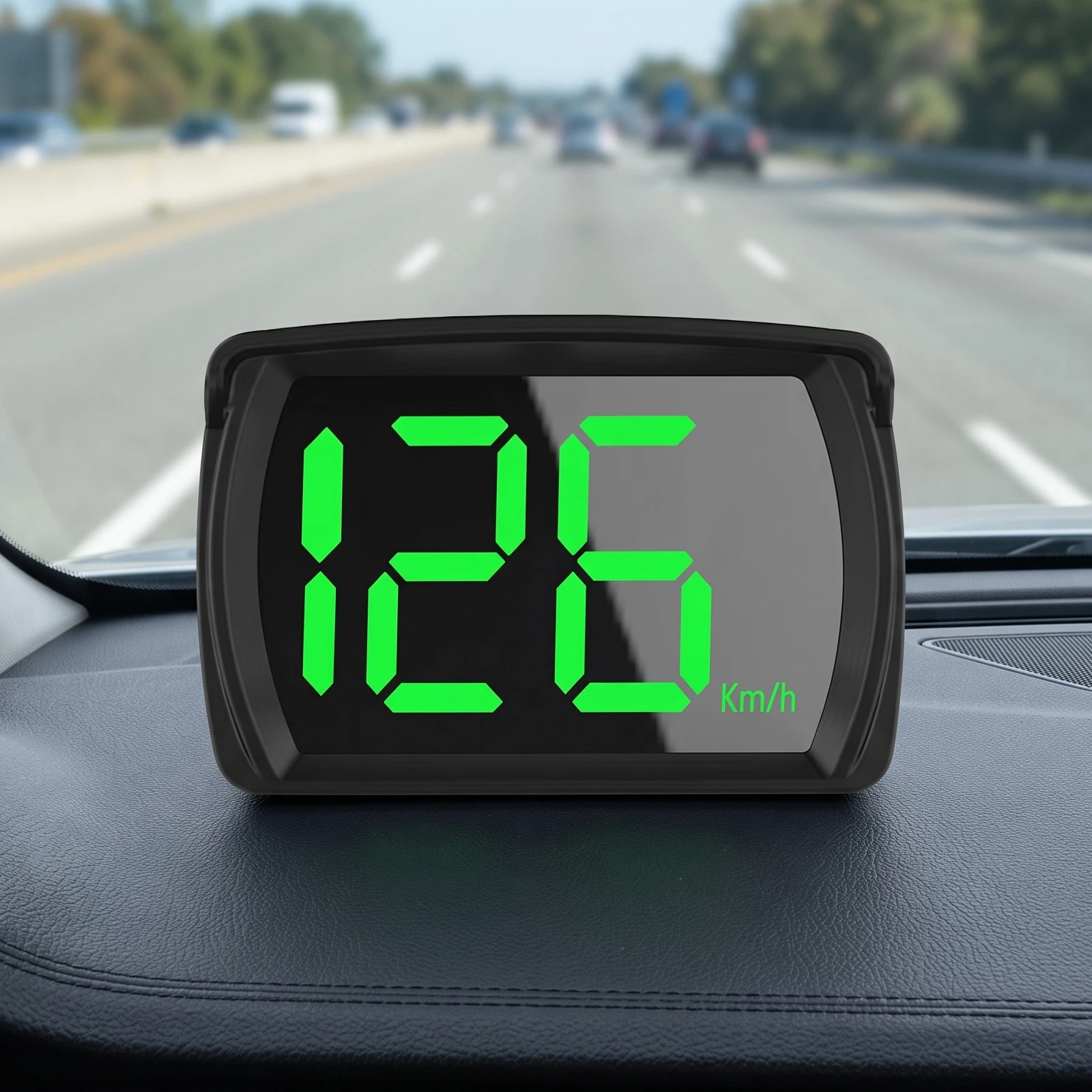 HUD Head Up Display Car GPS Dual Chip Speedometer USB Powered Bold LED Auto On Off for Universal Vehicles