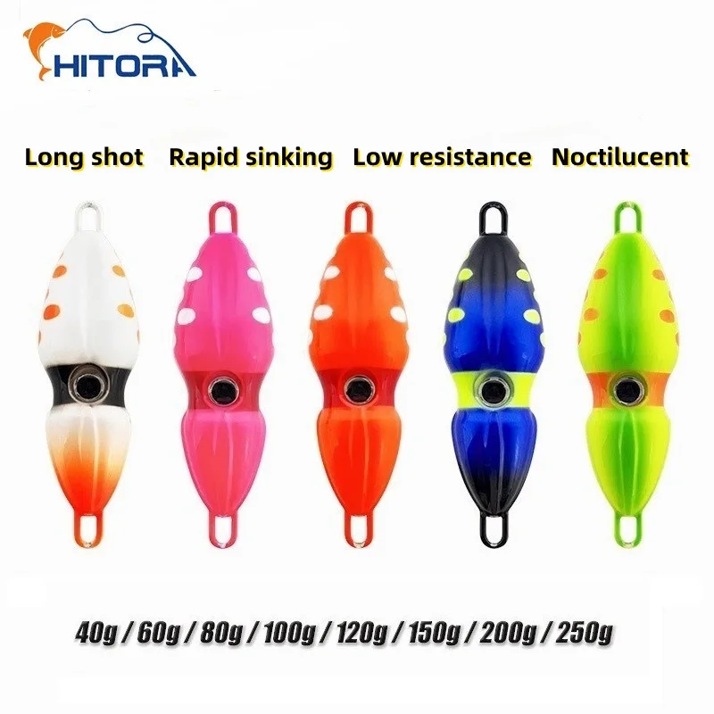 Novo isca de pesca metal fundido gabarito colher luminosa chumbo chumbada afundando costa fundição jigging peixe robalo isca artificial enfrentar