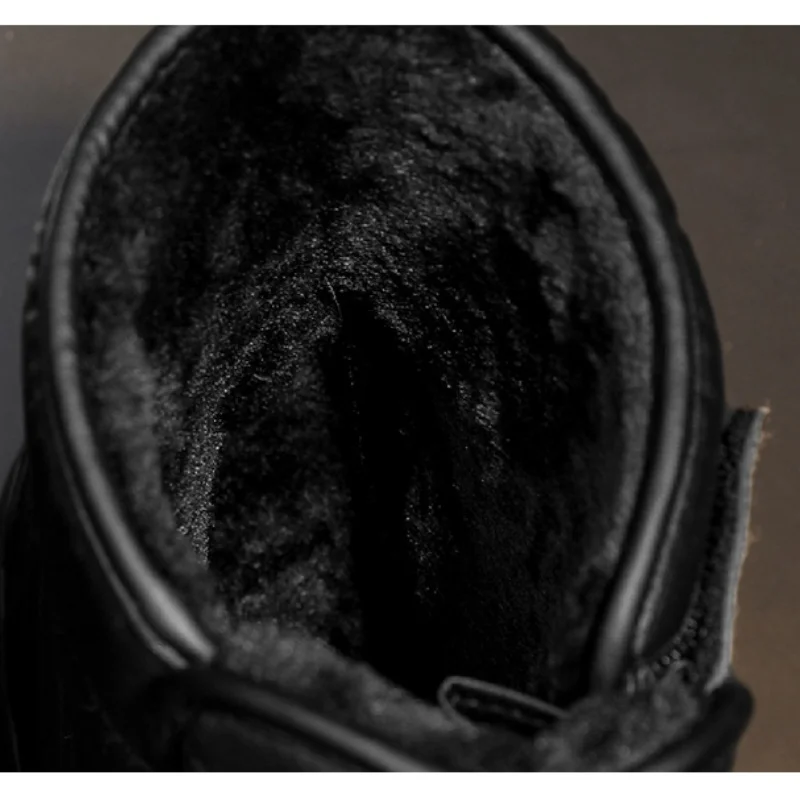 New men winter snow boots thickened waterproof windproof and warm boots with fur negative 40 degree cold-resistant large size 49 image 4
