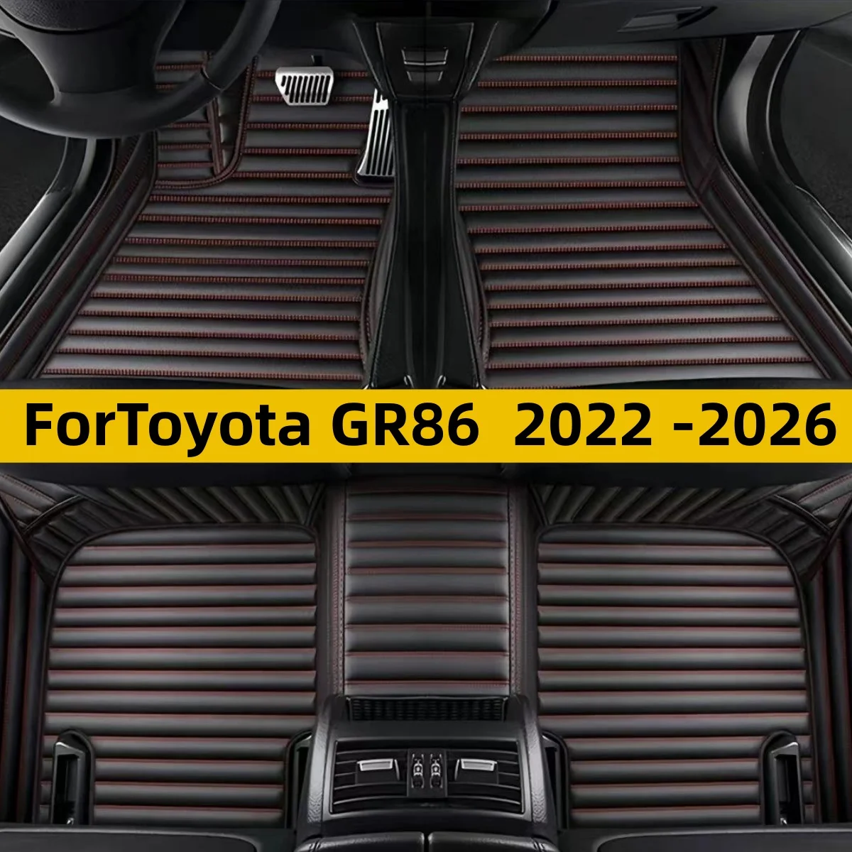 Custom Car Floor Mats ForToyota GR86 2022 2023 2024 2025 2026 Auto Carpets Foot Coche Accessorie