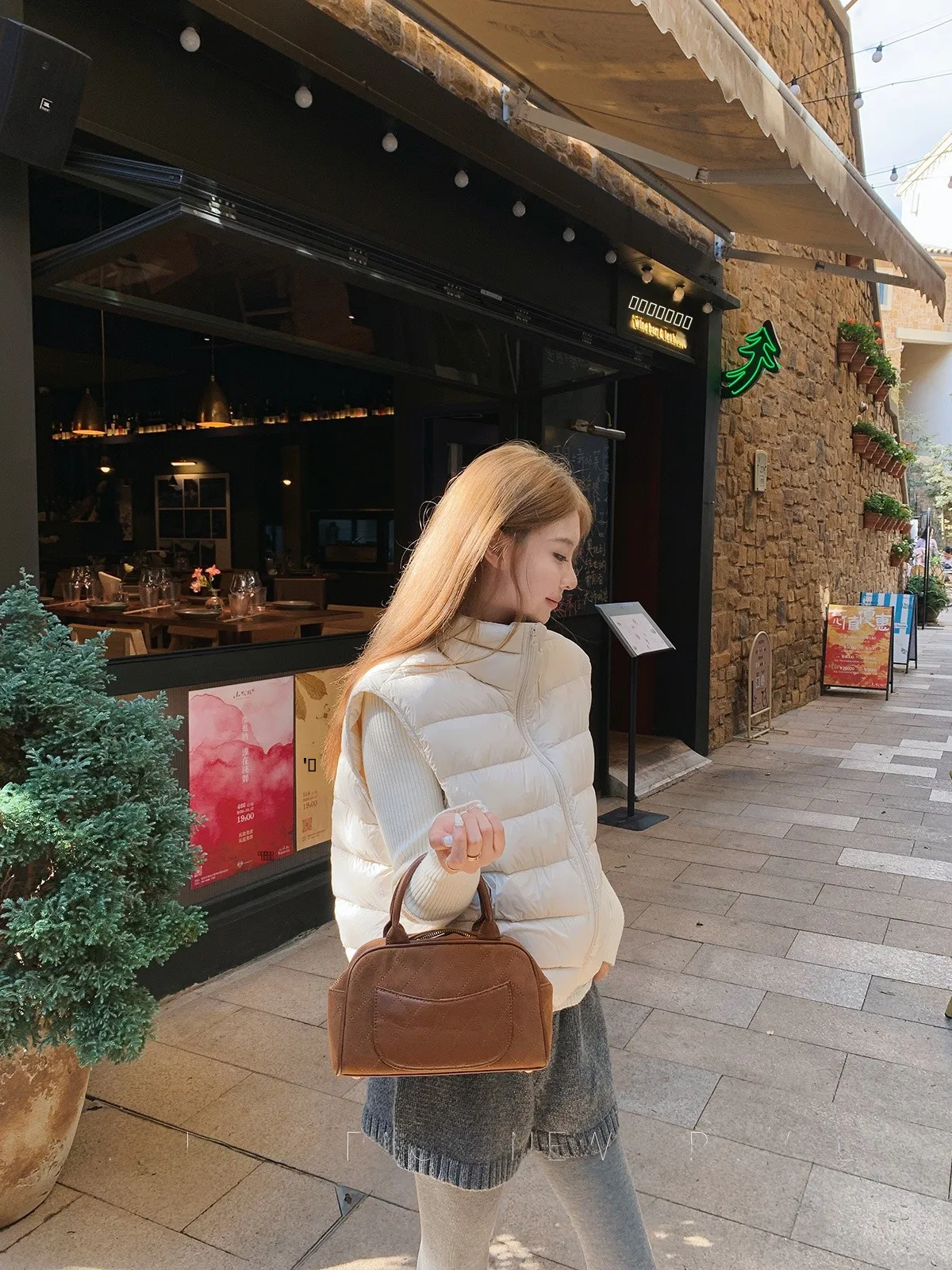 

Yang Bubble White ort down Jaet Women's Thiened Stand Collar Slimming Winter Outerwear Casual Sle 90% White Du down