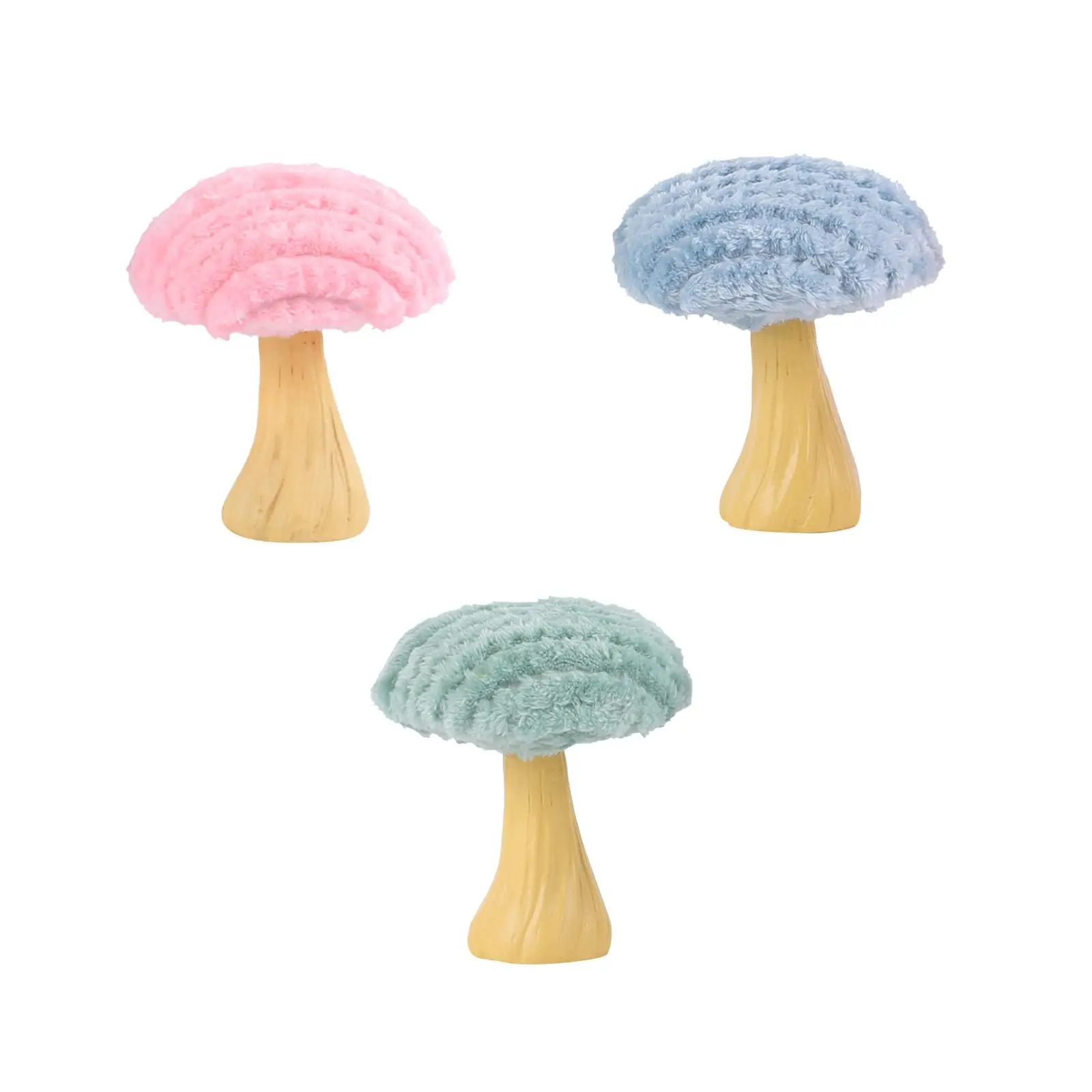 Plaster Mushroom Window Display Ornament Multifunctional Novelty Plush Mushroom Decor for Desks Party Farmhouse Farmhouse Store