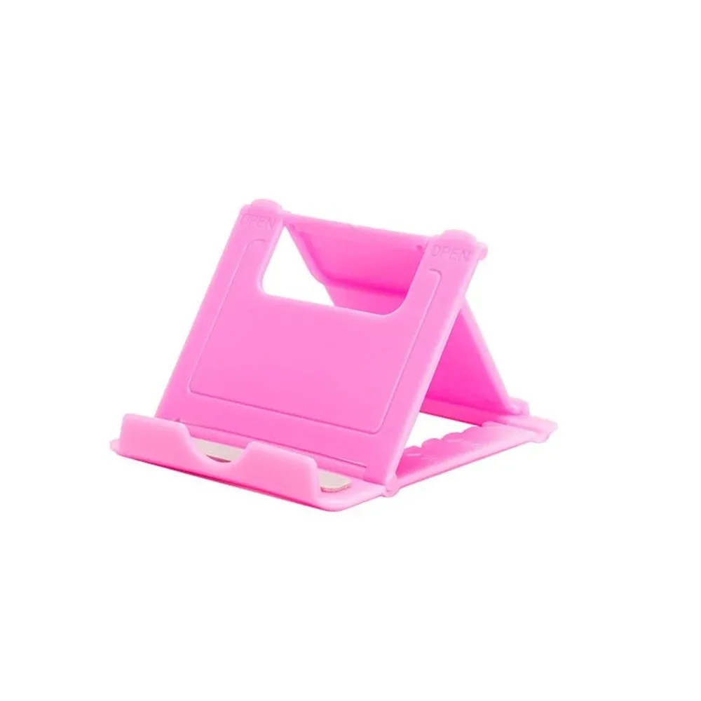 Suporte de Telefone Portátil Criativo Mini Universal de Plástico Dobrável para Tablet e Computador
