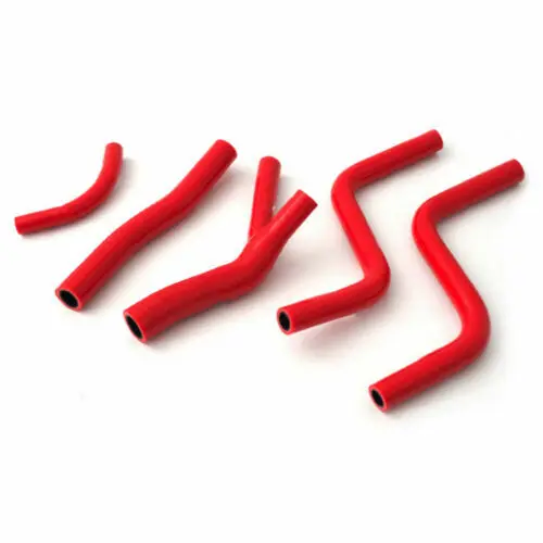 

5pcs 3PLY Radiator Silicone Coolant Tube Pipe Hose For 1985-1987 Honda CR250 CR 250 R Replacement Parts 1986 Upper and Lower