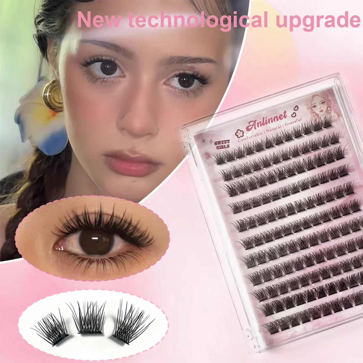 رموش صناعية فردية خفيفة للغاية - مراجعة Eyelash Extension No 9 وسعره