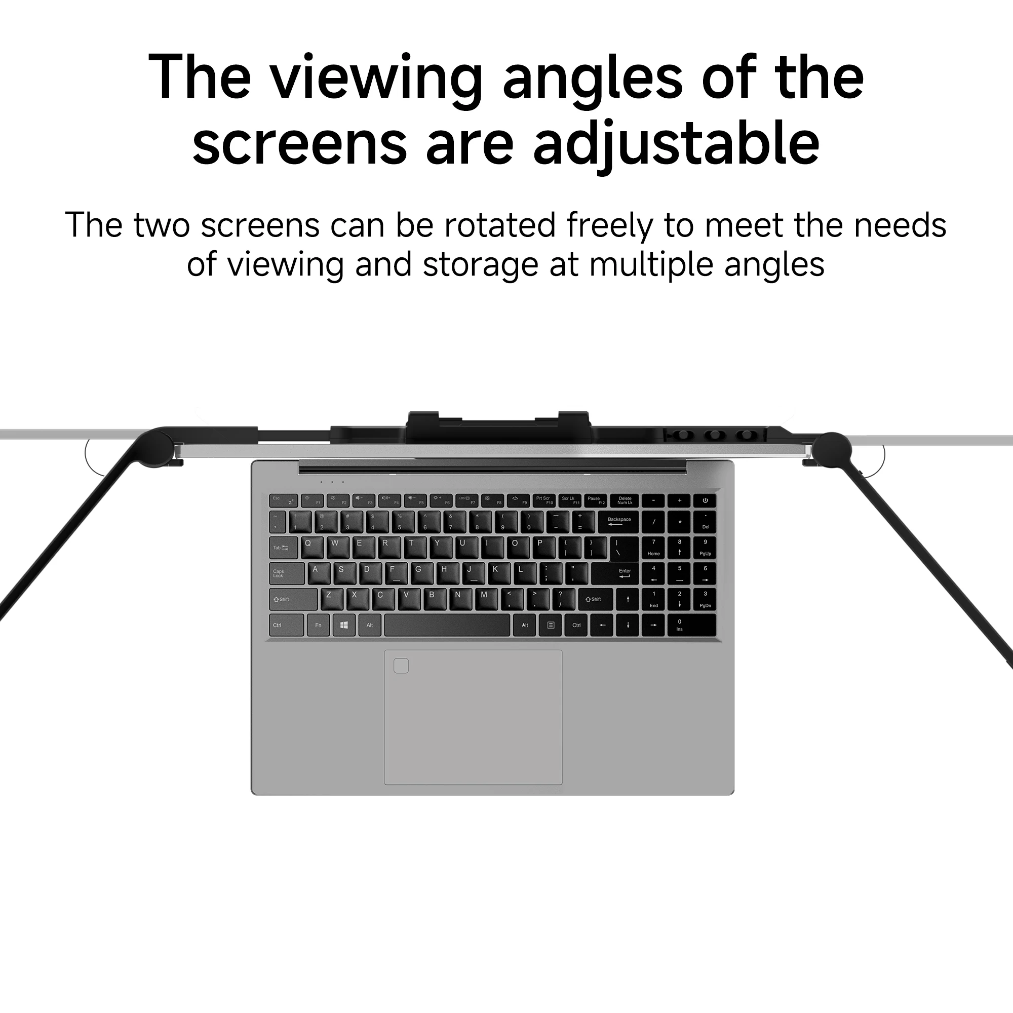 Extensor de tela para laptop FHD de 14,1 polegadas Triplo IPS portátil com mini para portas tipo C duplas