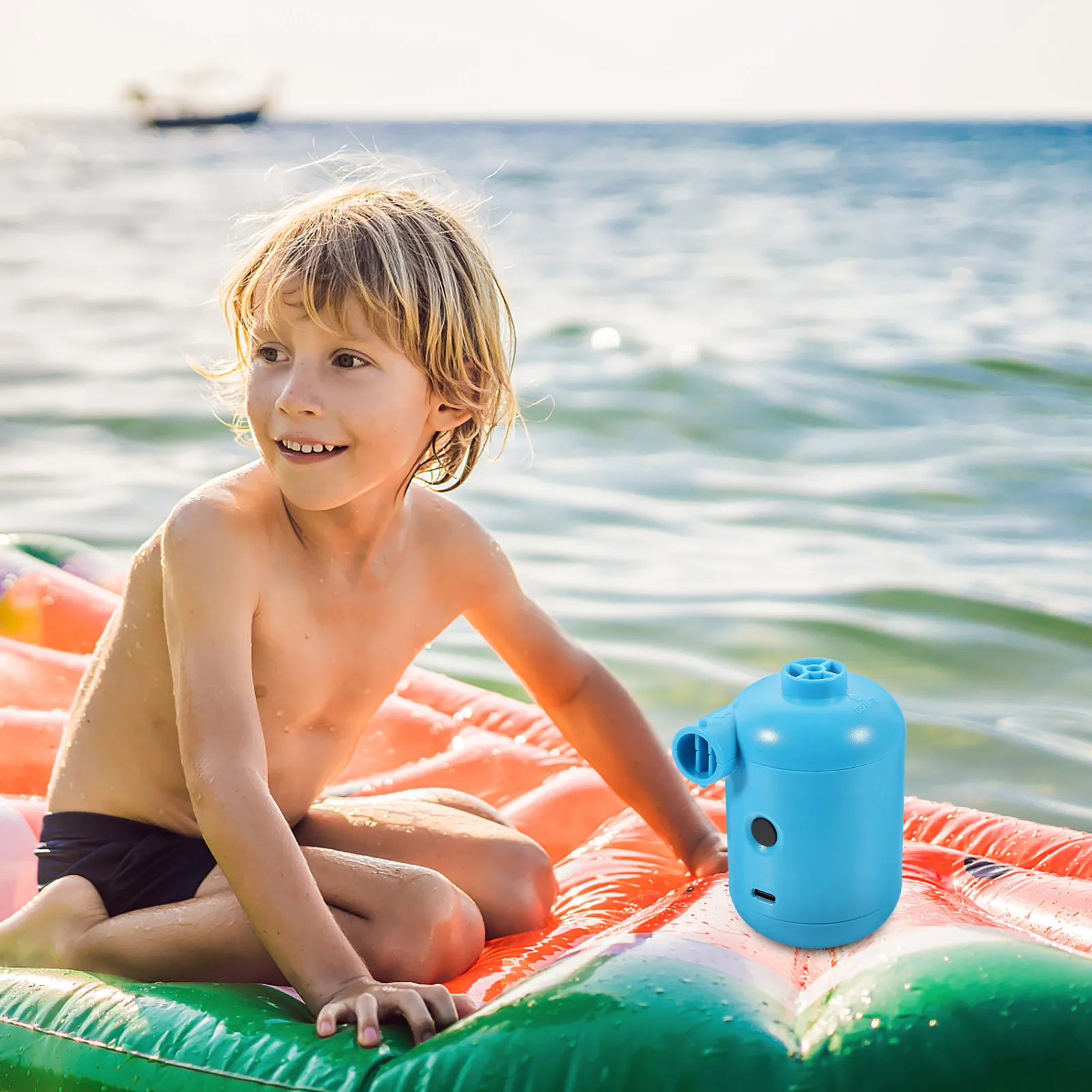 

Набор из 1 электрического портативного насоса для быстрой накачки надувных матрасов, бассейнов, для использования на улице и дома