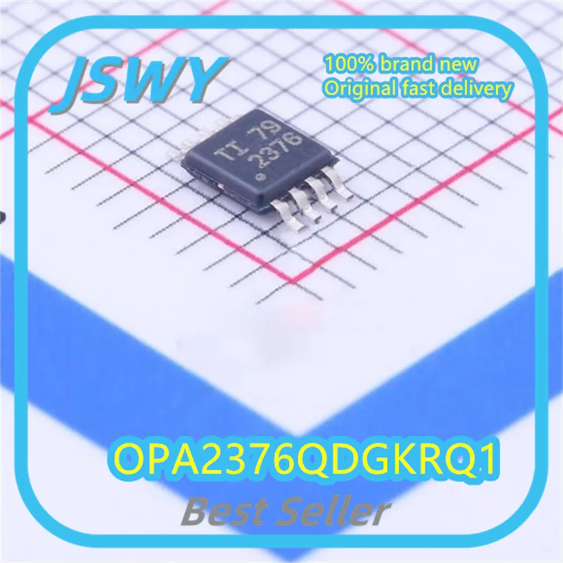 (5/50pcs) OPA2376QDGKRQ1 Precision Operational Amplifier Chip VSSOP8 Package Silkscreen 2376 Brand New Original in Stock