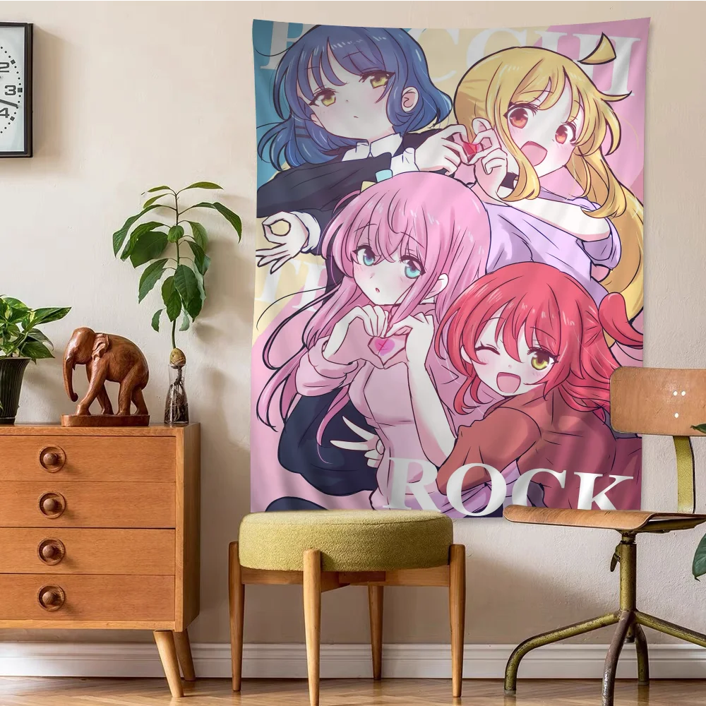 

Anime Singer B-Bocchi The Rock Anime Posters Sticky HD Quality Wall Art Retro Posters For Home Kawaii Room Decor