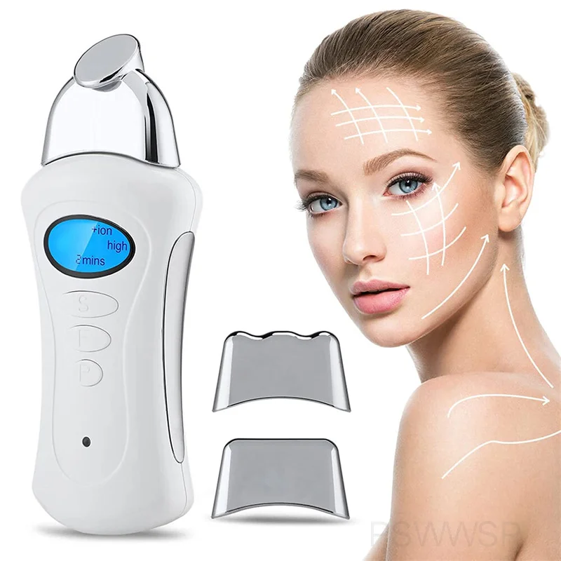 Dispositivo de microcorriente para estiramiento Facial, electroporador portátil para el cuidado de la piel, Spa galvánico Nu