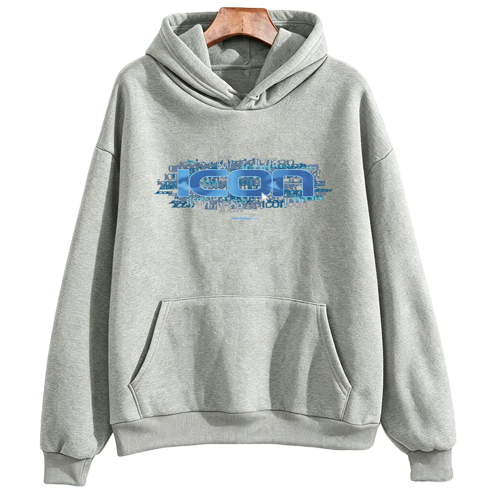 Icon Keyword Hoodie Brent Faiyaz Merch Pullovers Unisex Retro Album Cover Graphic Print Oversized Pullover Hip Hop Streetwear