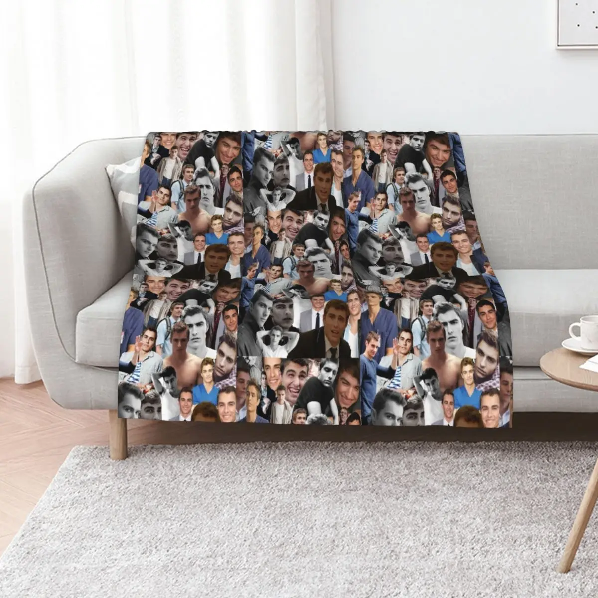 

Dave Franco Collage Throw Blanket Blankets For Bed Flannel Fabric Soft Beds Summer Beddings Blankets